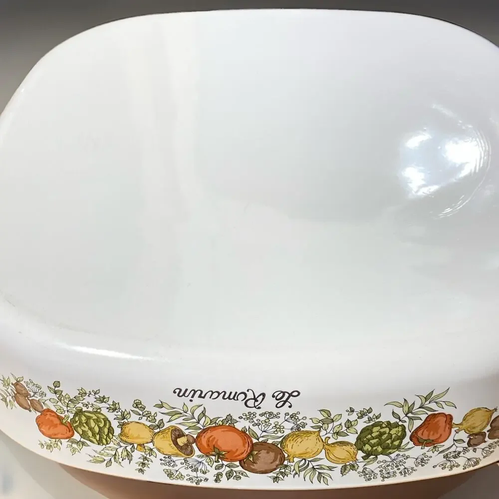 Vintage Corning Ware Spice of Life Le Romarin A-10-B Casserole Dish